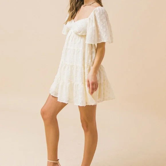 Lewis & Lane Boutique Dresses | Cream Babydoll Dress | Color: Cream | Size: M | Lexi_Ennis's Closet